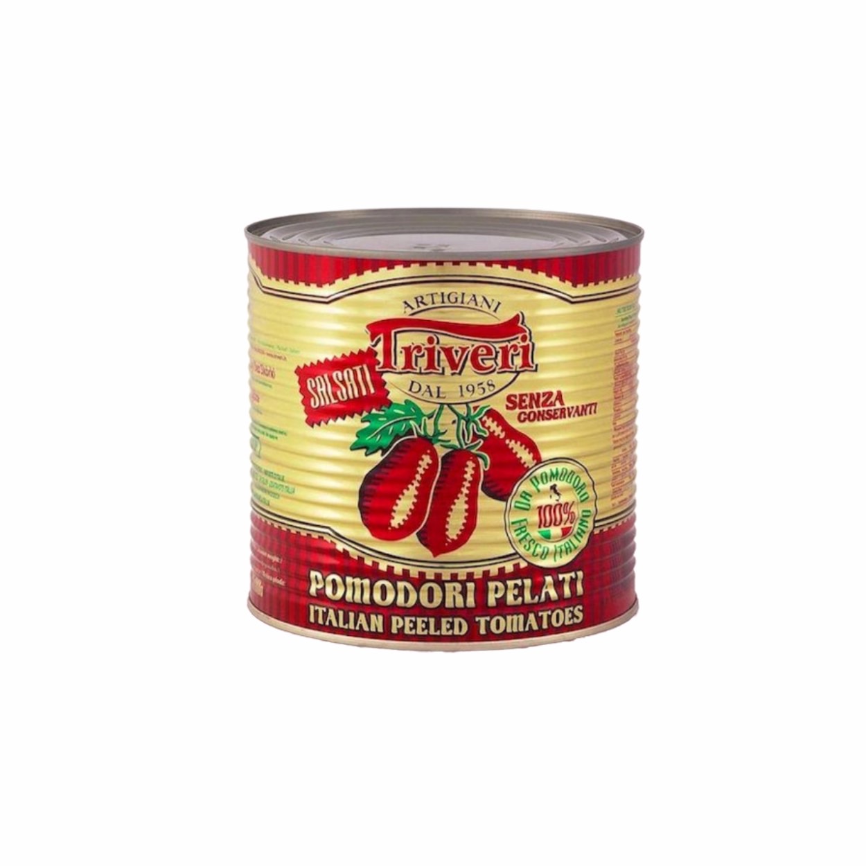 Bangkok Grocery 100% Peeled Tomatoes from Italy - No Preservatives - Triveri