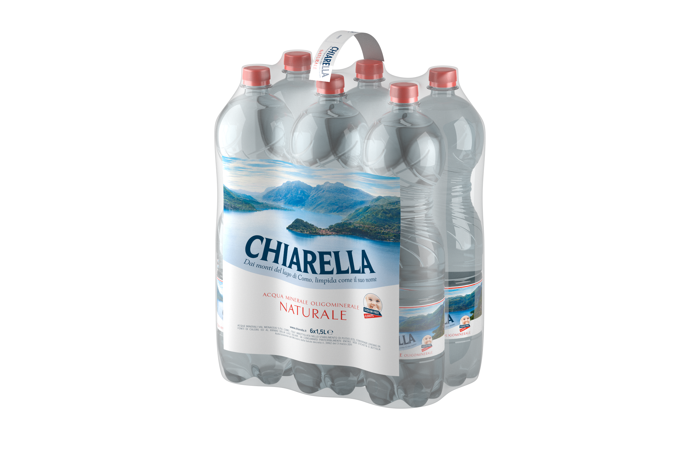 Mineral Water 1.5L*6 PET Bottles from Italy - Chiarella - Chob Siam